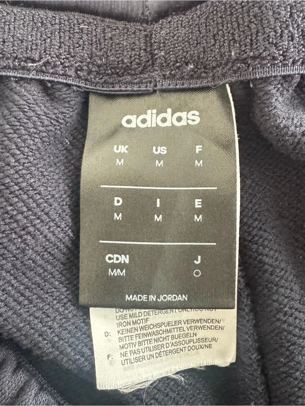 adidas Essentials 3 Stripes French Terry Tapered Joggers Men M Black FP7695